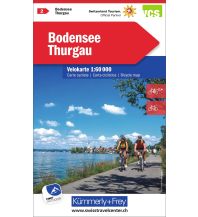 Cycling Maps Switzerland Bodensee, Thurgau Velokarte Nr. 2 Hallwag Kümmerly+Frey AG