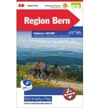 Radkarten Schweiz Velokarte 9, Region Bern 1:60.000 Hallwag Kümmerly+Frey AG