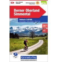 Radkarten Schweiz Berner Oberland, Simmental Hallwag Kümmerly+Frey AG