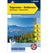 Tegernsee - Schliersee Outdoorkarte Deutschland Nr. 5 Hallwag Kümmerly+Frey AG