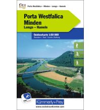 Wanderkarten Deutschland Porta Westfalica - Minden Nr. 58 Outdoorkarte Deutschland 1:50 000 Hallwag Kümmerly+Frey AG