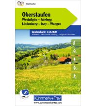 Wanderkarten Nordostschweiz Kümmerly+Frey Outdoorkarte Deutschland 55, Oberstaufen 1:35.000 Hallwag Kümmerly+Frey AG