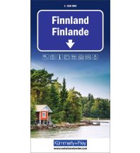 Road Maps Kümmerly+Frey Strassenkarte Finnland 1:650.000 Hallwag Kümmerly+Frey AG