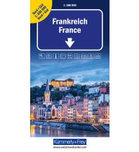 Straßenkarten Frankreich Kümmerly+Frey Strassenkarte Frankreich Nord+Süd 1:600.000 Hallwag Kümmerly+Frey AG