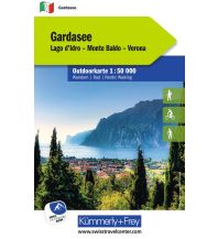 Hiking Maps Italy Kümmerly+Frey Outdoorkarte Gardasee 1:50.000 Hallwag Kümmerly+Frey AG