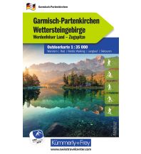 Hiking Maps Bavaria Kümmerly+Frey Outdoorkarte Deutschland 3 Garmisch-Partenkirchen, Wettersteingebirge 1:35.000 Hallwag Kümmerly+Frey AG