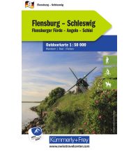 Wanderkarten Schleswig-Holstein Kümmerly+Frey Outdoorkarte Deutschland 9 Flensburg, Schleswig 1:50.000 Hallwag Kümmerly+Frey AG