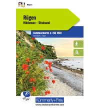 Wanderkarten Deutschland Kümmerly+Frey Outdoorkarte Deutschland 14 Rügen 1:50.000 Hallwag Kümmerly+Frey AG