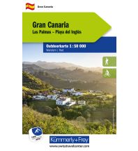 Hiking Maps Spain Kümmerly+Frey Outdoorkarte Gran Canaria 1:50.000 Hallwag Kümmerly+Frey AG
