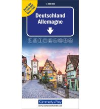 Straßenkarten Deutschland Deutschland Nord+Süd Hallwag Kümmerly+Frey AG