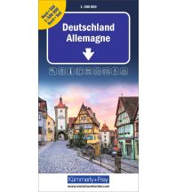 Road Maps Germany Deutschland Nord+Süd Hallwag Kümmerly+Frey AG
