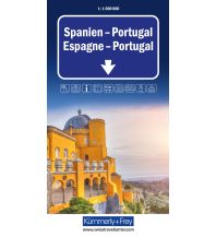 Straßenkarten Spanien Spanien, Portugal Hallwag Kümmerly+Frey AG