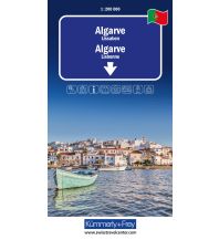 Straßenkarten Portugal Kümmerly+Frey Regional-Strassenkarte Algarve 1:200.000 Hallwag Kümmerly+Frey AG