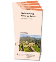 Hiking Maps Switzerland Landeskarte 1:200 000 Set 1-4 Bundesamt für Landestopographie