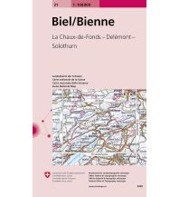 Hiking Maps 31 Biel/Bienne Bundesamt für Landestopographie