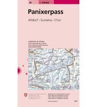 Wanderkarten Schweiz & FL 38 Panixerpass 1:100.000 Bundesamt für Landestopographie