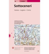 Hiking Maps Switzerland 48 Sottoceneri Bundesamt für Landestopographie