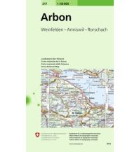 Hiking Maps North Switzerland 217 Arbon Bundesamt für Landestopographie