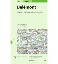 Hiking Maps Switzerland 223 Delémont Bundesamt für Landestopographie