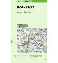 Hiking Maps Switzerland 235 Rotkreuz Bundesamt für Landestopographie