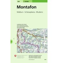 Wanderkarten Vorarlberg 238 Montafon 1:50.000 Bundesamt für Landestopographie