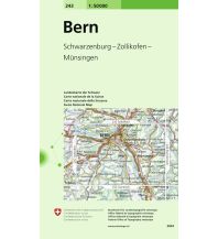 Hiking Maps Switzerland 243 Bern Bundesamt für Landestopographie
