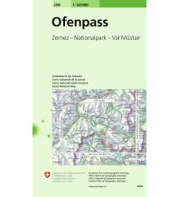 Hiking Maps Switzerland 259 Ofenpass Bundesamt für Landestopographie
