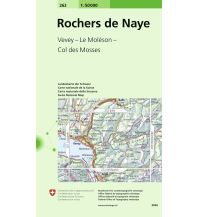 Wanderkarten Schweiz & FL Rochers de Naye 1:50.000 Bundesamt für Landestopographie