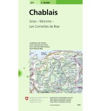 Wanderkarten Schweiz & FL SLK 50 Bl.271 Schweiz/Frankreich - Chablais 1:50.000 Bundesamt für Landestopographie