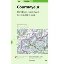 Wanderkarten Courmayeur Bundesamt für Landestopographie