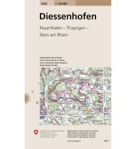 Wanderkarten Schweiz & FL Landeskarte der Schweiz Diessenhofen Bundesamt für Landestopographie