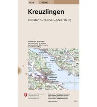 Wanderkarten Kreuzlingen 1:25.000 Bundesamt für Landestopographie