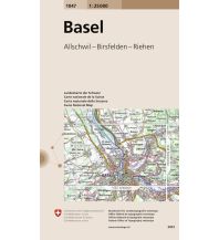 Hiking Maps Switzerland 1047 Basel Bundesamt für Landestopographie