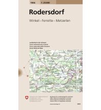 Hiking Maps Switzerland 1066 Rodersdorf Bundesamt für Landestopographie