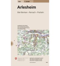 Hiking Maps Switzerland 1067 Arlesheim Bundesamt für Landestopographie