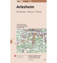 Hiking Maps Switzerland 1067 Arlesheim Bundesamt für Landestopographie