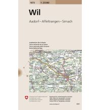 Hiking Maps North Switzerland 1073 Wil Bundesamt für Landestopographie