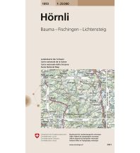 Wanderkarten Schweiz & FL Landeskarte der Schweiz 1093, Hörnli 1:25.000 Bundesamt für Landestopographie