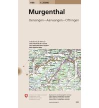 Hiking Maps Switzerland 1108 Murgenthal Bundesamt für Landestopographie