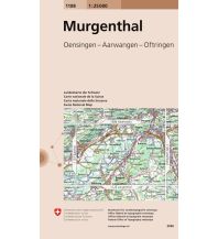 Hiking Maps Switzerland 1108 Murgenthal Bundesamt für Landestopographie