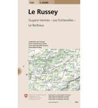 Wanderkarten Frankreich Landeskarte der Schweiz 1123, Le Russey 1:25.000 Bundesamt für Landestopographie