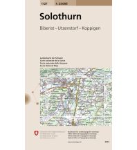 Wanderkarten Schweiz & FL 1127 Solothurn 1:25.000 Bundesamt für Landestopographie