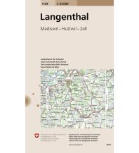 Hiking Maps Switzerland 1128 Langenthal Bundesamt für Landestopographie