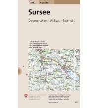 Hiking Maps Switzerland 1129 Sursee Bundesamt für Landestopographie
