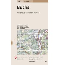 Hiking Maps North Switzerland 1135 Buchs Bundesamt für Landestopographie