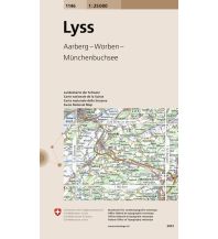 Hiking Maps Switzerland 1146 Lyss Bundesamt für Landestopographie
