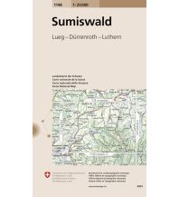 Wanderkarten Schweiz & FL Landeskarte der Schweiz 1148, Sumiswald 1:25.000 Bundesamt für Landestopographie
