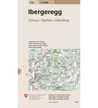 Hiking Maps Switzerland 1152 Ibergeregg Bundesamt für Landestopographie
