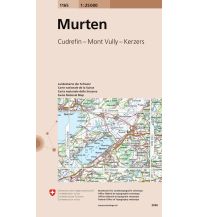 Hiking Maps Switzerland 1165 Murten Bundesamt für Landestopographie