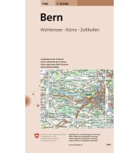 Wanderkarten Landeskarte der Schweiz 1166, Bern 1:25.000 Bundesamt für Landestopographie